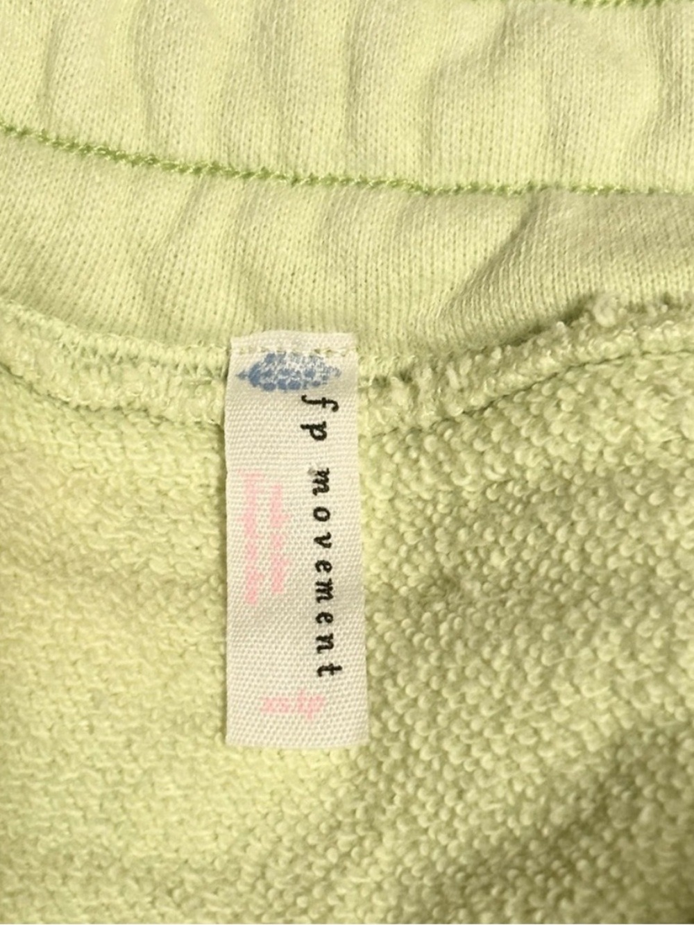 Free People Movement June Bug Joggers Neon Green Yellow Track Pants Size XS - Picture 6 of 13